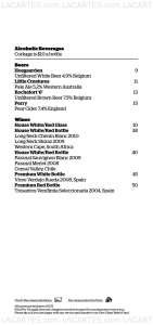 Menus & Prices, Food For Thought @ Queen Street, Singapore
