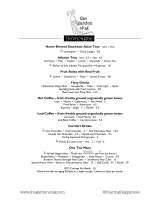 Menus & Prices, The Garden Slug, #01-59/61 Bright Centre