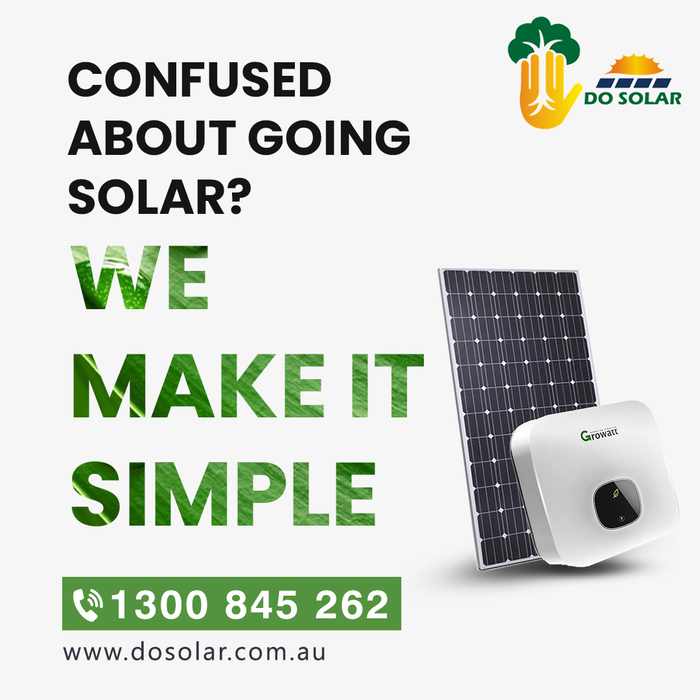Confused about going solar? We make it simple.â›…ï¸ðŸ˜€<br />
We’re here for you every step of the way to make your solar experience hassle-free. Request a free no-obligation consultation call back on the solar panel system.<br />
Call us: 1300-845-262 or visit Solar energy equipment supplier in Oakleigh, Vic of Do solar Level 1 A, 6/18 - 20 Edward Street - Photo 2 of 6 Confused about going solar? We make it simple.â›…ï¸ðŸ˜€<br />
We’re here for you every step of the way to make your solar experience hassle-free. Request a free no-obligation consultation call back on the solar panel system.<br />
Call us: 1300-845-262 or visit Solar energy equipment supplier in Oakleigh, Vic of Do solar Level 1 A, 6/18 - 20 Edward Street - Photo 2 of 6