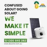 Confused about going solar? We make it simple.â›…ï¸ðŸ˜€<br />
Weâ€™re here for you every step of the way to make your solar experience hassle-free. Request a free no-obligation consultation call back on the solar panel system.<br />
Call us: 1300-845-262 or visit  Do solar Level 1 A, 6/18 - 20 Edward Street 