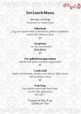 Menus & Prices, Fosters, Holland Village