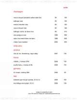 Menus & Prices, Graze, Singapore