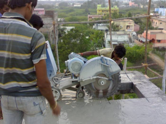 Concrete roof slab or ceiling/Floor diamond saw cutting work-using Three phase 1 meter dia circular blade saw cutting machine & without breaker & vibration. Profile Photos of TRITHERM Rcc Concrete Cutting Contractors agencies in Chennai india 13,Anjaneyar koil street,West saidapet,chennai - Photo 48 of 69 Concrete roof slab or ceiling/Floor diamond saw cutting work-using Three phase 1 meter dia circular blade saw cutting machine & without breaker & vibration. Profile Photos of TRITHERM Rcc Concrete Cutting Contractors agencies in Chennai india 13,Anjaneyar koil street,West saidapet,chennai - Photo 48 of 69