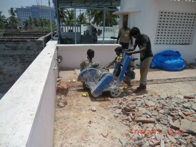 Concrete roof slab or ceiling/Floor diamond saw cutting work-using Three phase 1 meter dia circular blade saw cutting machine & without breaker & vibration. Profile Photos of TRITHERM Rcc Concrete Cutting Contractors agencies in Chennai india 13,Anjaneyar koil street,West saidapet,chennai - Photo 42 of 69 Concrete roof slab or ceiling/Floor diamond saw cutting work-using Three phase 1 meter dia circular blade saw cutting machine & without breaker & vibration. Profile Photos of TRITHERM Rcc Concrete Cutting Contractors agencies in Chennai india 13,Anjaneyar koil street,West saidapet,chennai - Photo 42 of 69
