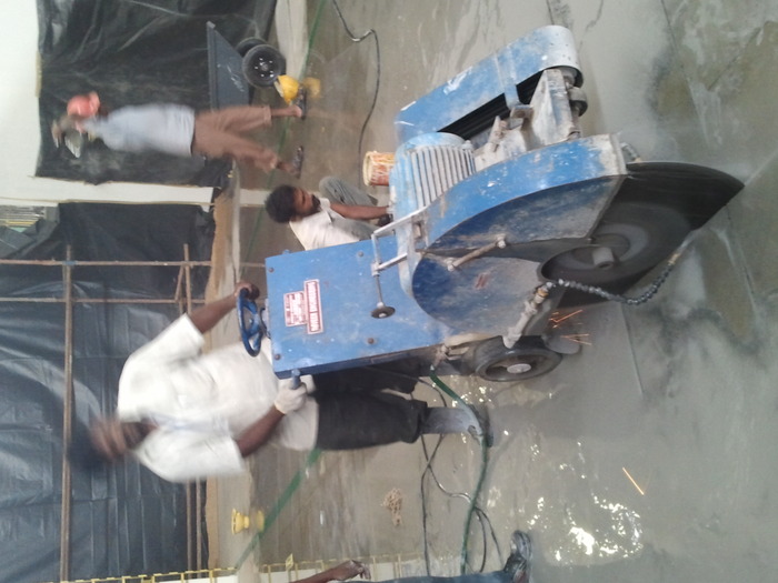 Concrete roof slab or ceiling/Floor diamond saw cutting work-using Three phase 1 meter dia circular blade saw cutting machine & without breaker & vibration. Profile Photos of TRITHERM Rcc Concrete Cutting Contractors agencies in Chennai india 13,Anjaneyar koil street,West saidapet,chennai - Photo 10 of 69 Concrete roof slab or ceiling/Floor diamond saw cutting work-using Three phase 1 meter dia circular blade saw cutting machine & without breaker & vibration. Profile Photos of TRITHERM Rcc Concrete Cutting Contractors agencies in Chennai india 13,Anjaneyar koil street,West saidapet,chennai - Photo 10 of 69