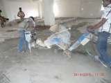 Concrete roof slab or ceiling/Floor diamond saw cutting work-using Three phase 1 meter dia circular blade saw cutting machine & electrical breaking/breaker machine. TRITHERM Rcc Concrete Cutting Contractors agencies in Chennai india 13,Anjaneyar koil street,West  saidapet,chennai 