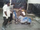 Concrete roof slab or ceiling/Floor diamond saw cutting work-using Three phase 1 meter dia circular blade saw cutting machine & without breaker & vibration. TRITHERM Rcc Concrete Cutting Contractors agencies in Chennai india 13,Anjaneyar koil street,West  saidapet,chennai 