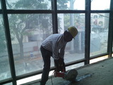  Rcc concrete roof slab or ceiling cutting work using single phase hitachi make CM12Y diamond circular blade saw cutting machine                               TRITHERM Rcc Concrete Cutting Contractors agencies in Chennai india 13,Anjaneyar koil street,West  saidapet,chennai 