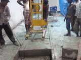 Concrete roof slab or ceiling/Floor diamond saw cutting work-using Three phase 1 meter dia circular blade saw cutting machine & without breaker & vibration.cut pieces removal with machine. TRITHERM Rcc Concrete Cutting Contractors agencies in Chennai india 13,Anjaneyar koil street,West  saidapet,chennai 