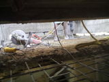 Concrete roof slab diamond saw cutting work-using HITACHI MAKE CM12Y single phase 12 inch circular blade saw cutting machine & without breaker & vibration.                             TRITHERM Rcc Concrete Cutting Contractors agencies in Chennai india 13,Anjaneyar koil street,West  saidapet,chennai 