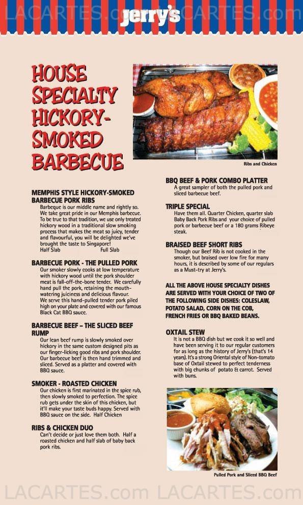  Pricelists of Jerry's BBQ and Grill @ Club Street 92 Club Street - Photo 3 of 6