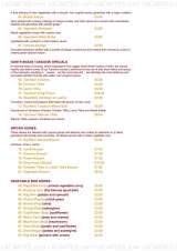 Menus & Prices, Raj Moni Indian Restaurant, Bromley
