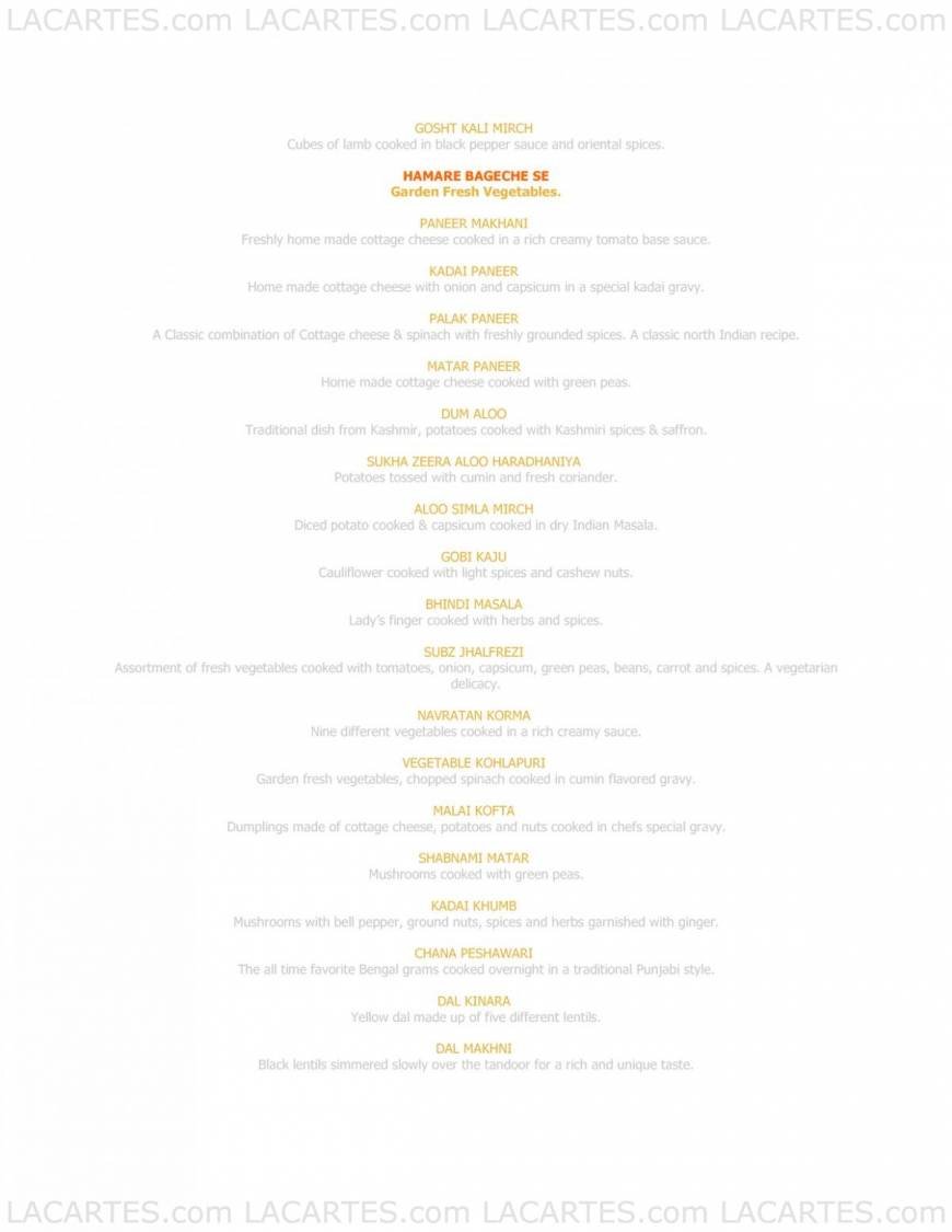  Pricelists of Kinara Contemporary Indian Cuisine @ Boat Quay 57 Boat Quay  - Photo 3 of 6