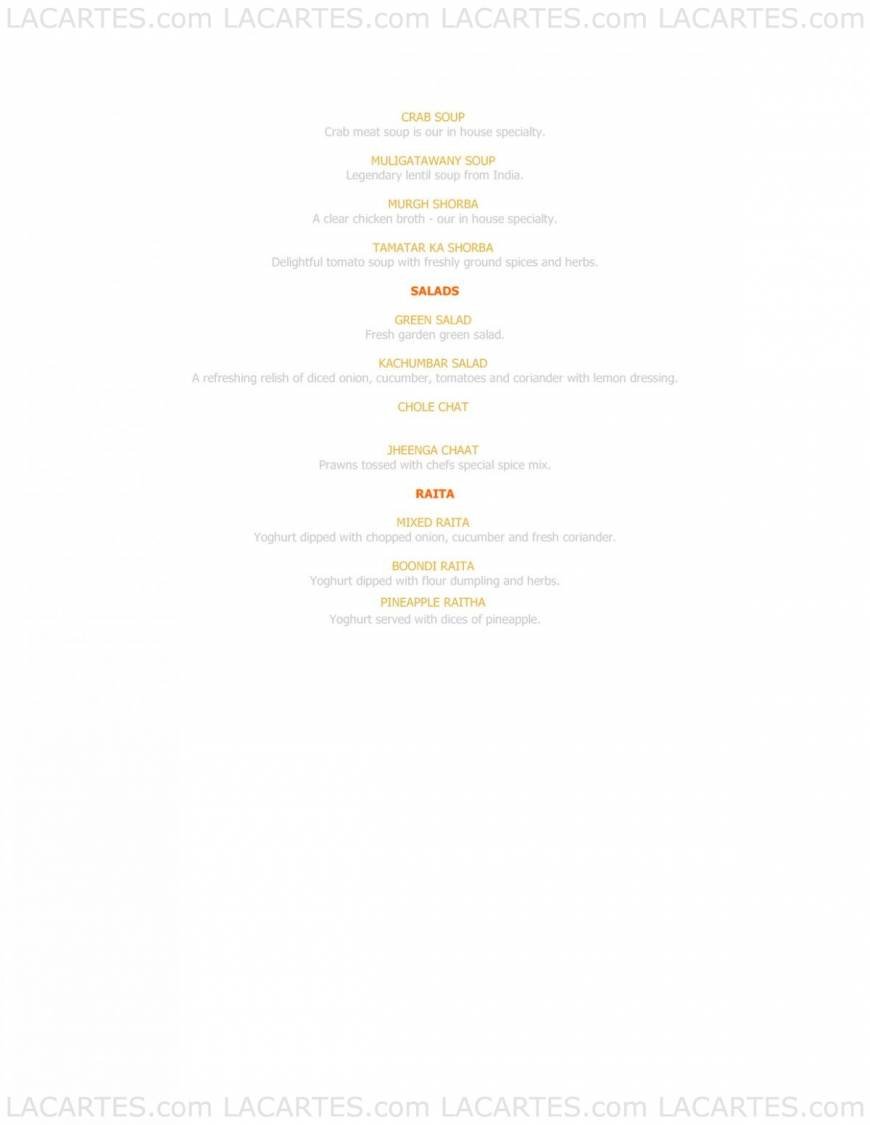  Pricelists of Kinara Contemporary Indian Cuisine @ Boat Quay 57 Boat Quay  - Photo 6 of 6