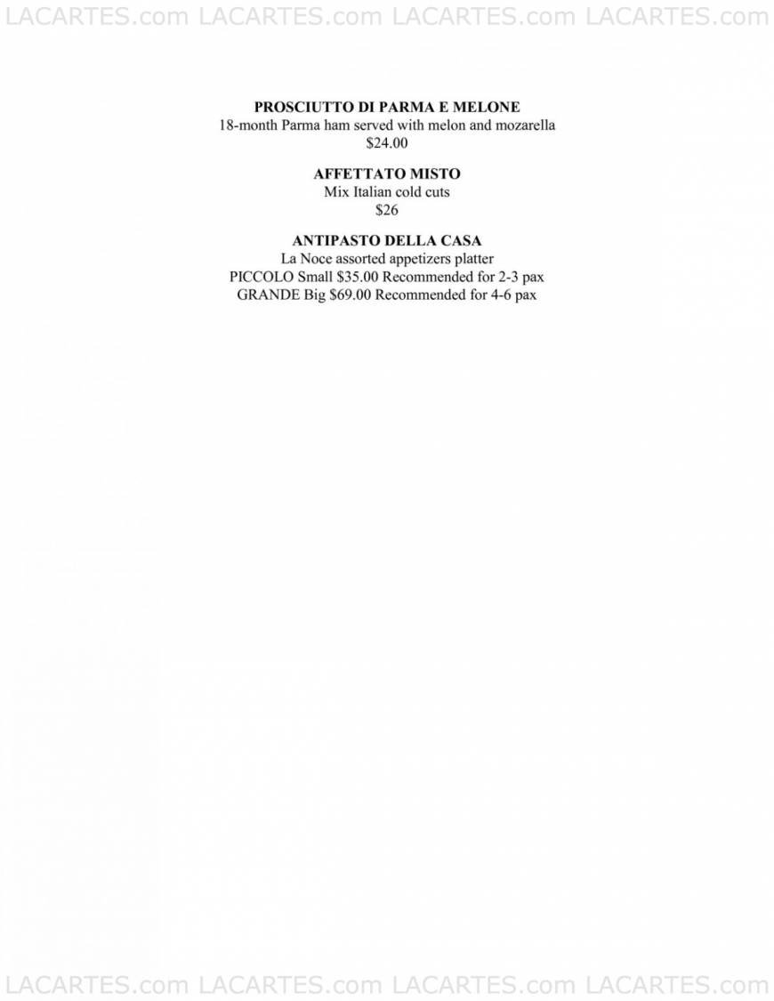  Pricelists of La Noce 491 River Valley Road  - Photo 2 of 10