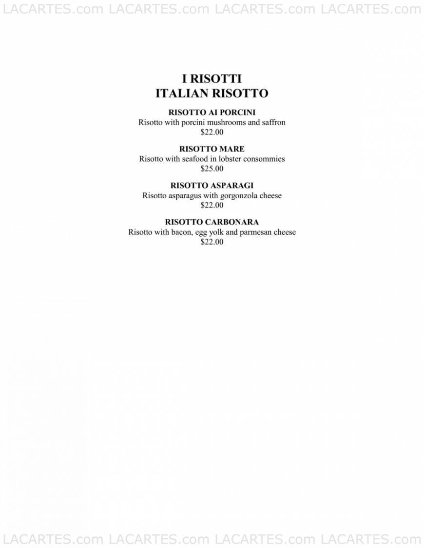 Pricelists of La Noce 491 River Valley Road  - Photo 4 of 10
