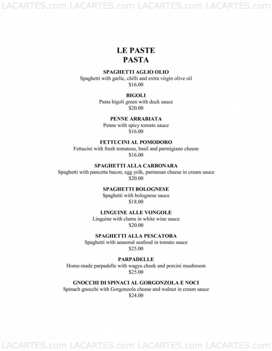  Pricelists of La Noce 491 River Valley Road  - Photo 5 of 10
