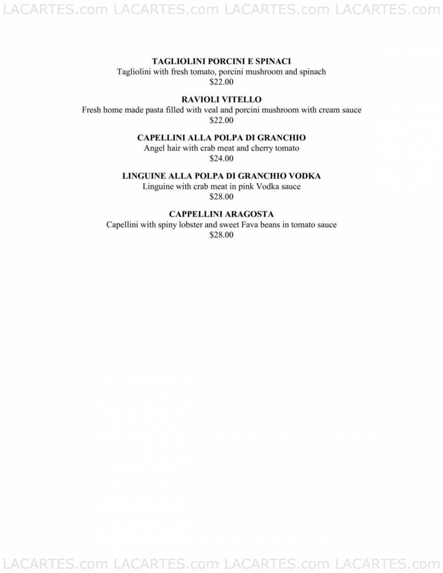  Pricelists of La Noce 491 River Valley Road  - Photo 6 of 10