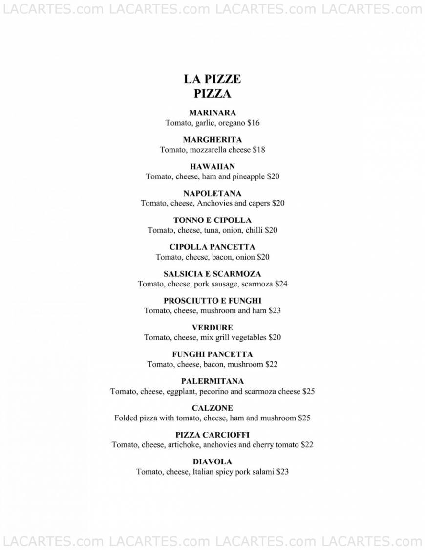  Pricelists of La Noce 491 River Valley Road  - Photo 8 of 10