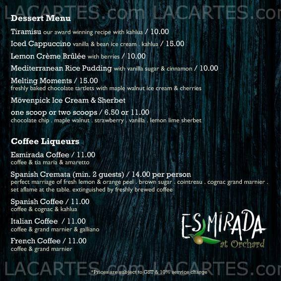  Pricelists of Esmirada @ Orchard 442 Orchard Road - Photo 1 of 7