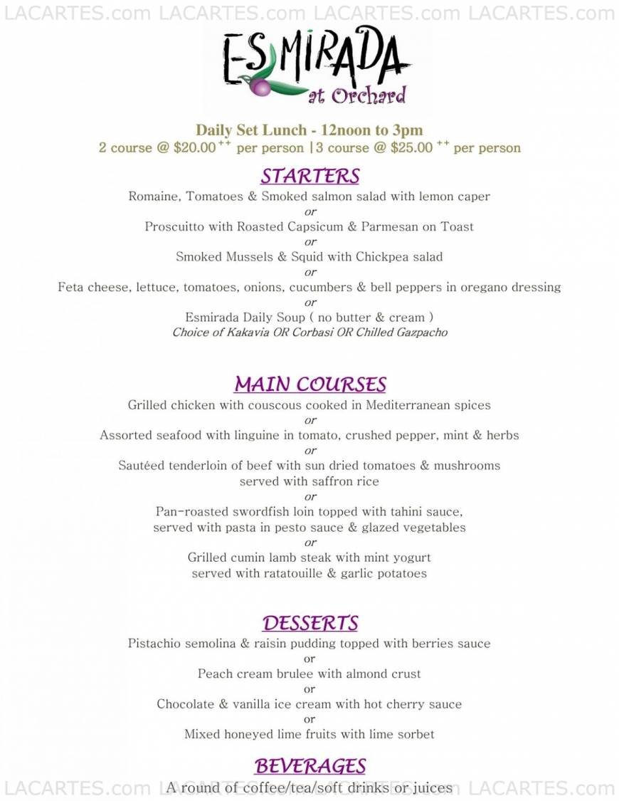  Pricelists of Esmirada @ Orchard 442 Orchard Road - Photo 3 of 7