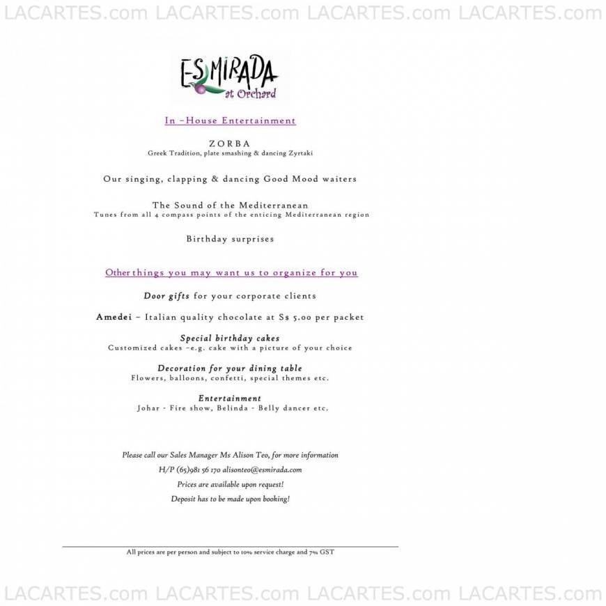  Pricelists of Esmirada @ Orchard 442 Orchard Road - Photo 5 of 7