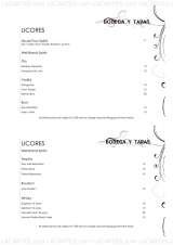 Menus & Prices, Bodega Y Tapas, #01-29 Orchard Hotel