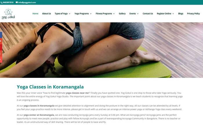  Profile Photos of Yog Gokul (Yoga Classes in Koramangala) 5th Floor, Keerthi's cloud 9, Off 80 feet road, AVS Layout,, Near Maharaja Junction, Koramangala 4th Block - Photo 1 of 2