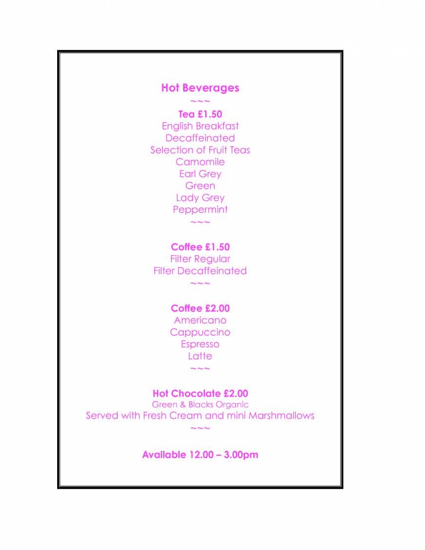  Pricelists of Magpies Restaurant with Rooms 71-73 East Street - Photo 2 of 6