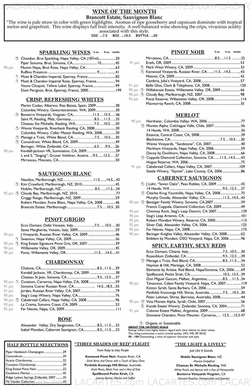  Pricelists of McCormick & Schmick's Seafood Restaurant - Chicago, IL (Wacker) One E. Wacker Dr. - Photo 14 of 18