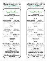 Menus & Prices, McCormick & Schmick's Seafood Restaurant - Annapolis, MD, Annapolis