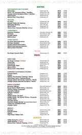 Menus & Prices, The Moomba, Singapore