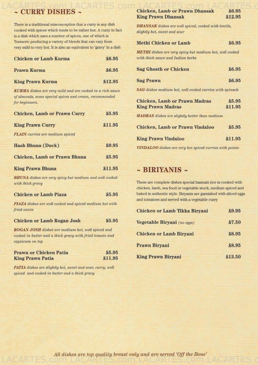  Pricelists of The Ruby Indian Cuisine 32 Chatterton Road - Photo 5 of 12