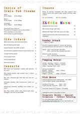 Menus & Prices, The Pump Room @ Clarke Quay, The Foundry