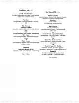 Menus & Prices, Coriander Leaf, River Valley Road