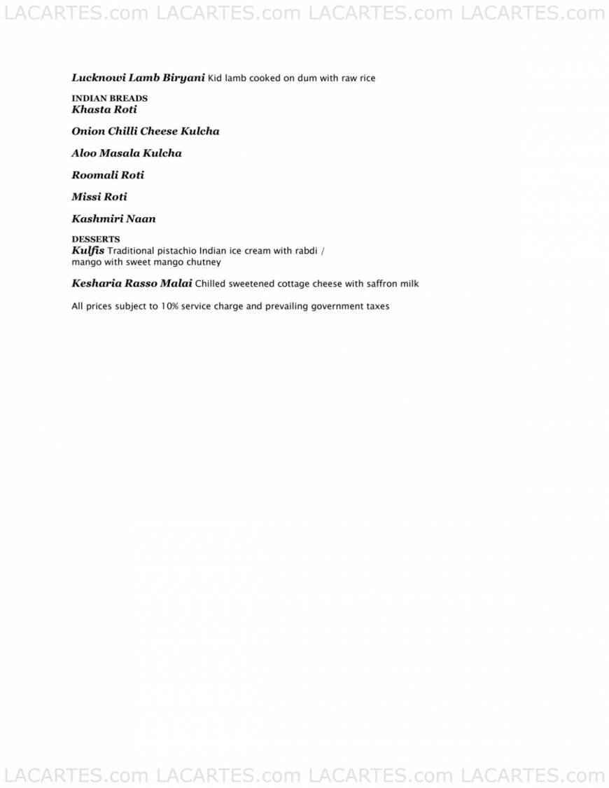  Pricelists of Go India Clarke Quay 3A River Valley Road - Photo 3 of 3