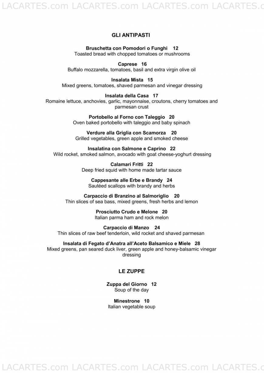  Pricelists of Da Paolo Ristorante at Holland Vilalge 44 Jalan Merah Saga #01-56 - Photo 3 of 6