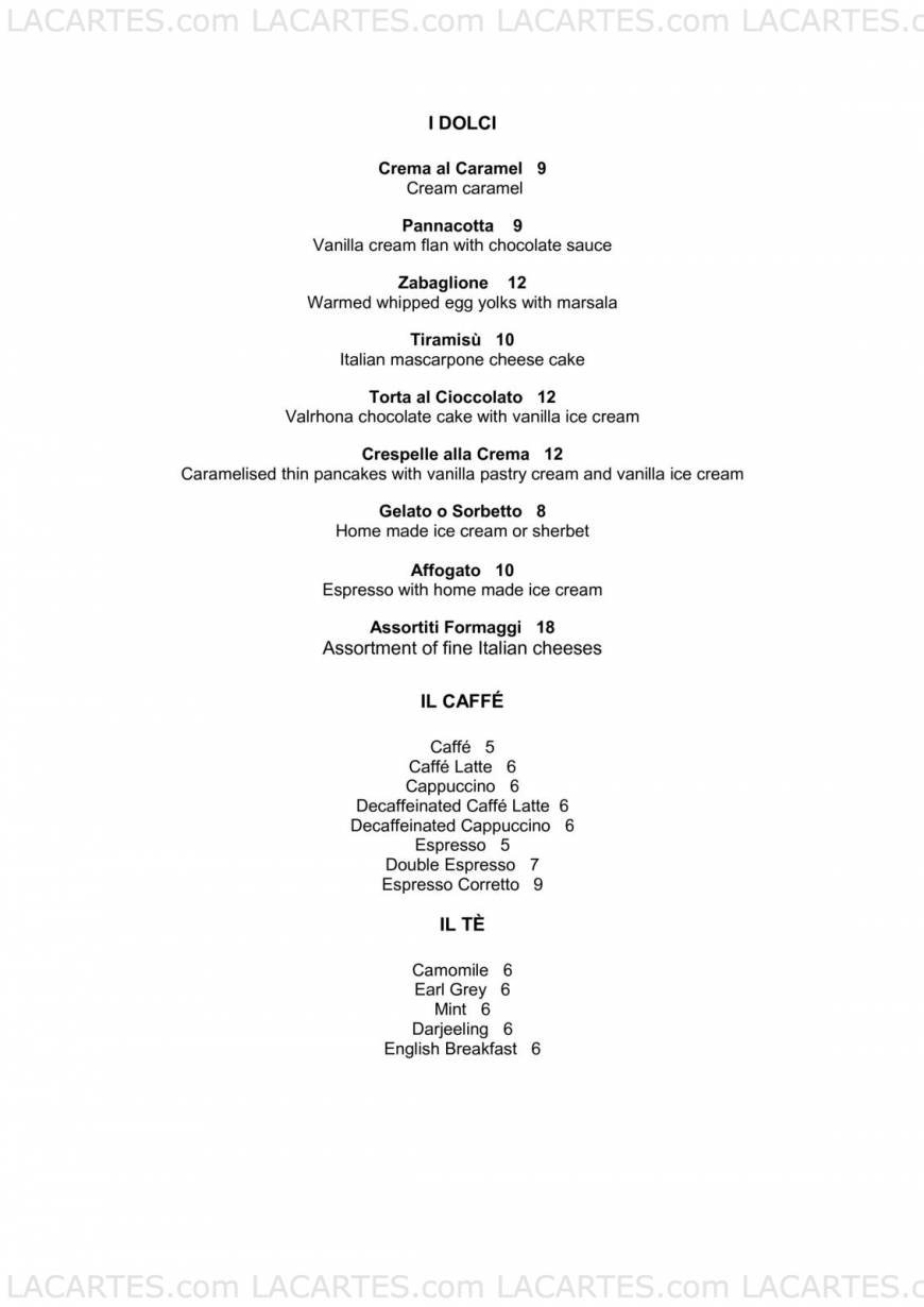 Pricelists of Da Paolo Ristorante at Holland Vilalge 44 Jalan Merah Saga #01-56 - Photo 6 of 6