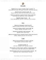 Menus & Prices, Da Paolo Ristorante at Club Street, Singapore