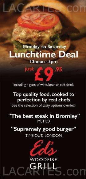  Pricelists of Ed's Woodfire Grill Restaurant 41 East Street - Photo 3 of 5