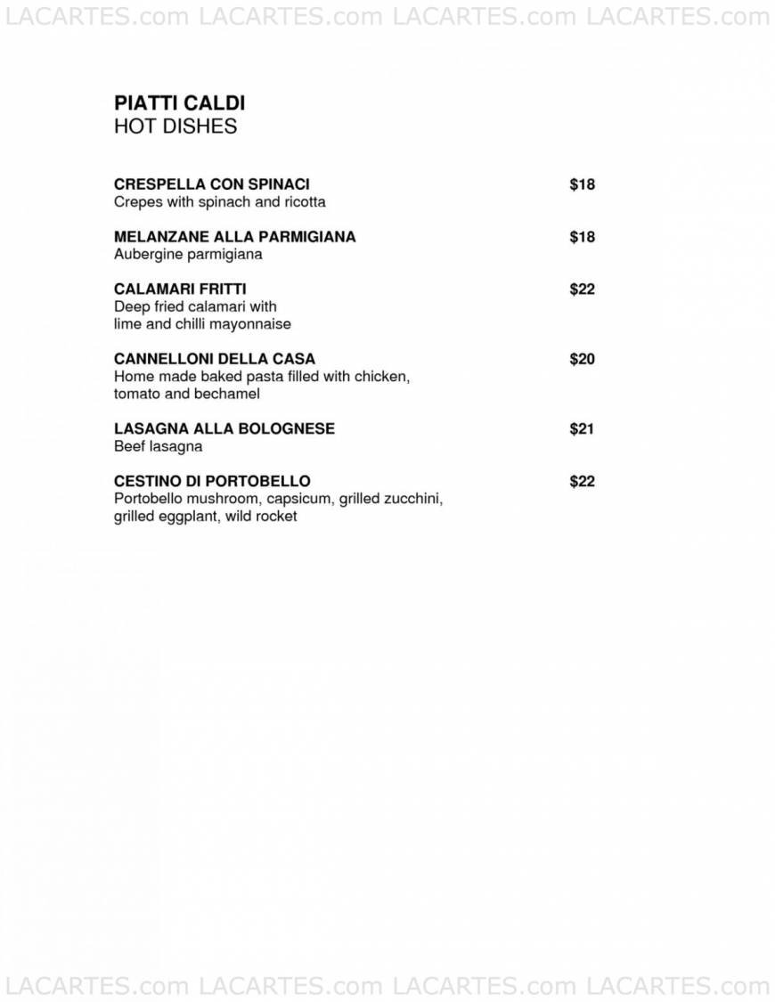  Pricelists of Da Paolo Pizza Bar 44 Jalan Merah Saga #01-46 - Photo 1 of 6