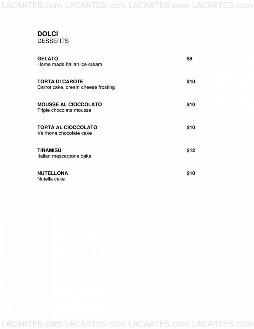  Pricelists of Da Paolo Pizza Bar 44 Jalan Merah Saga #01-46 - Photo 6 of 6