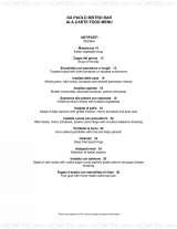 Menus & Prices, Da Paolo Bistro Bar, Singapore