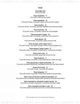 Menus & Prices, Da Paolo Bistro Bar, Singapore