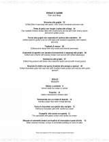 Menus & Prices, Da Paolo Bistro Bar, Singapore