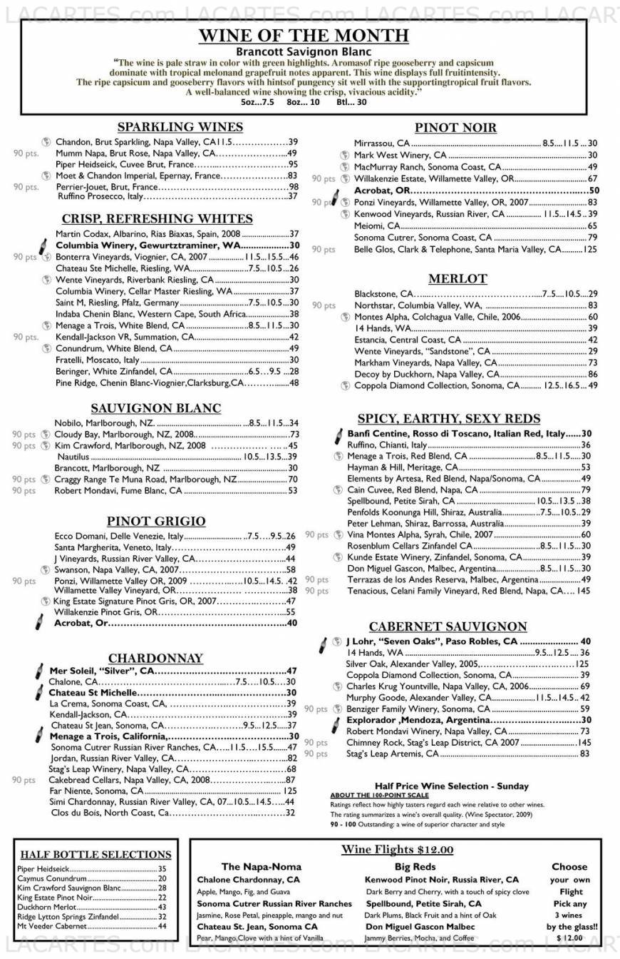  Pricelists of McCormick & Schmick's Seafood Restaurant - Houston, TX  (Uptown Park) 1151-01 Uptown Park Blvd Uptown Park Shopping Center - Photo 2 of 6