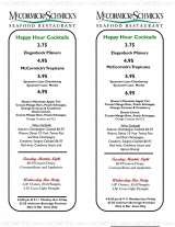 Menus & Prices, McCormick & Schmick's Seafood Restaurant - Houston, TX  (Uptown Park), Houston