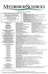 Menus & Prices, McCormick & Schmick's Seafood Restaurant - Reston, VA, Reston