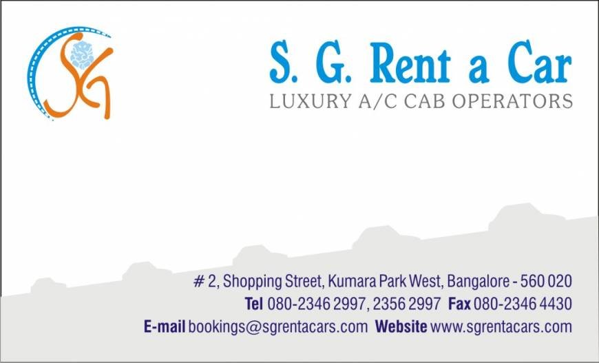  Pricelists of SG Rent a cars # 2 shopping street Kumara park west - Photo 1 of 1