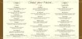 Menus & Prices, La Pasta Italian Restaurant, Bromley